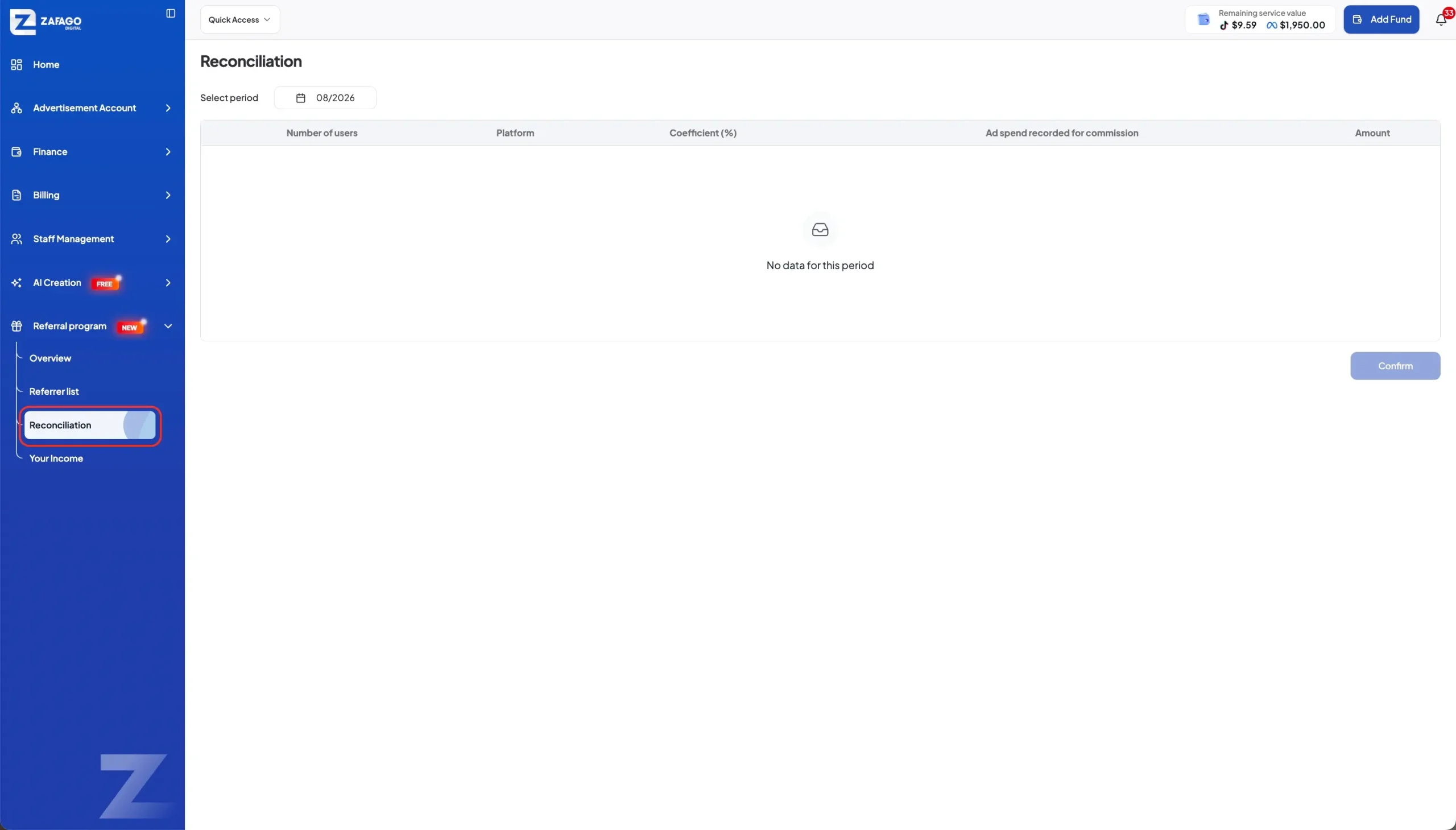 Zafago Referral Program