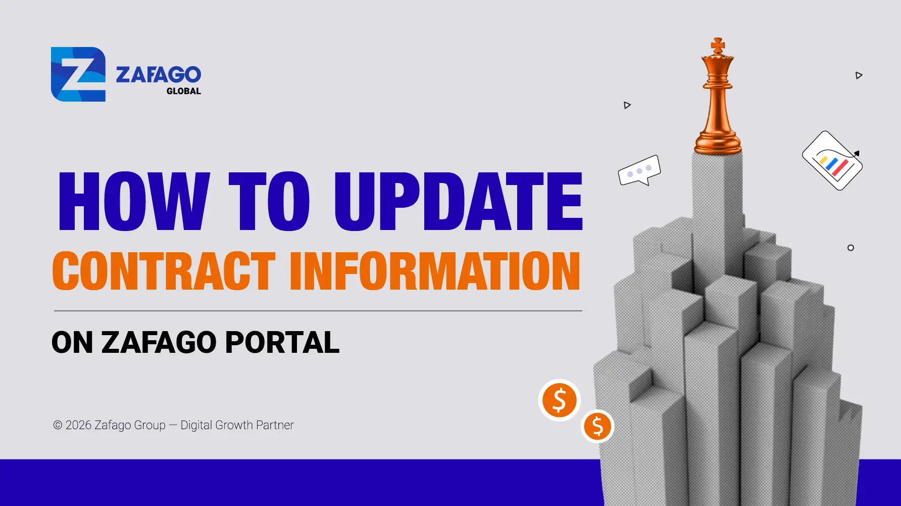 How to Update Contract Information on Zafago Portal