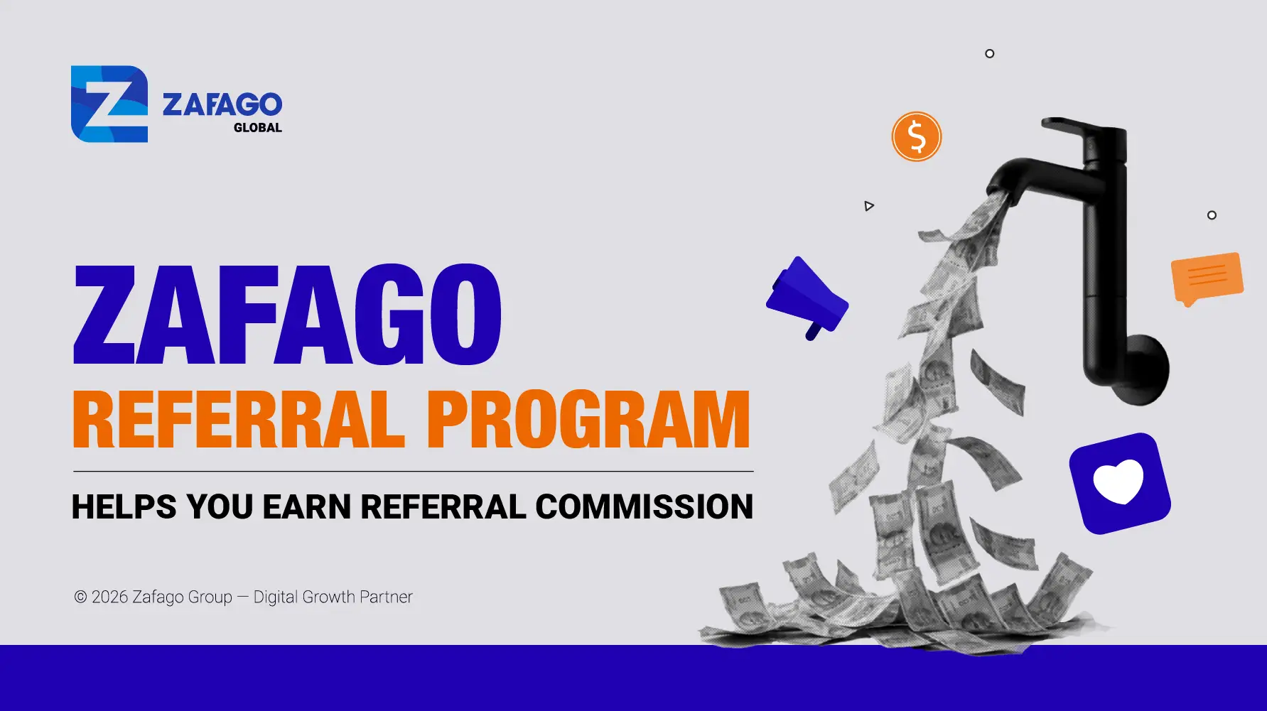Zafago Referral Program Helps You Earn Referral Commission