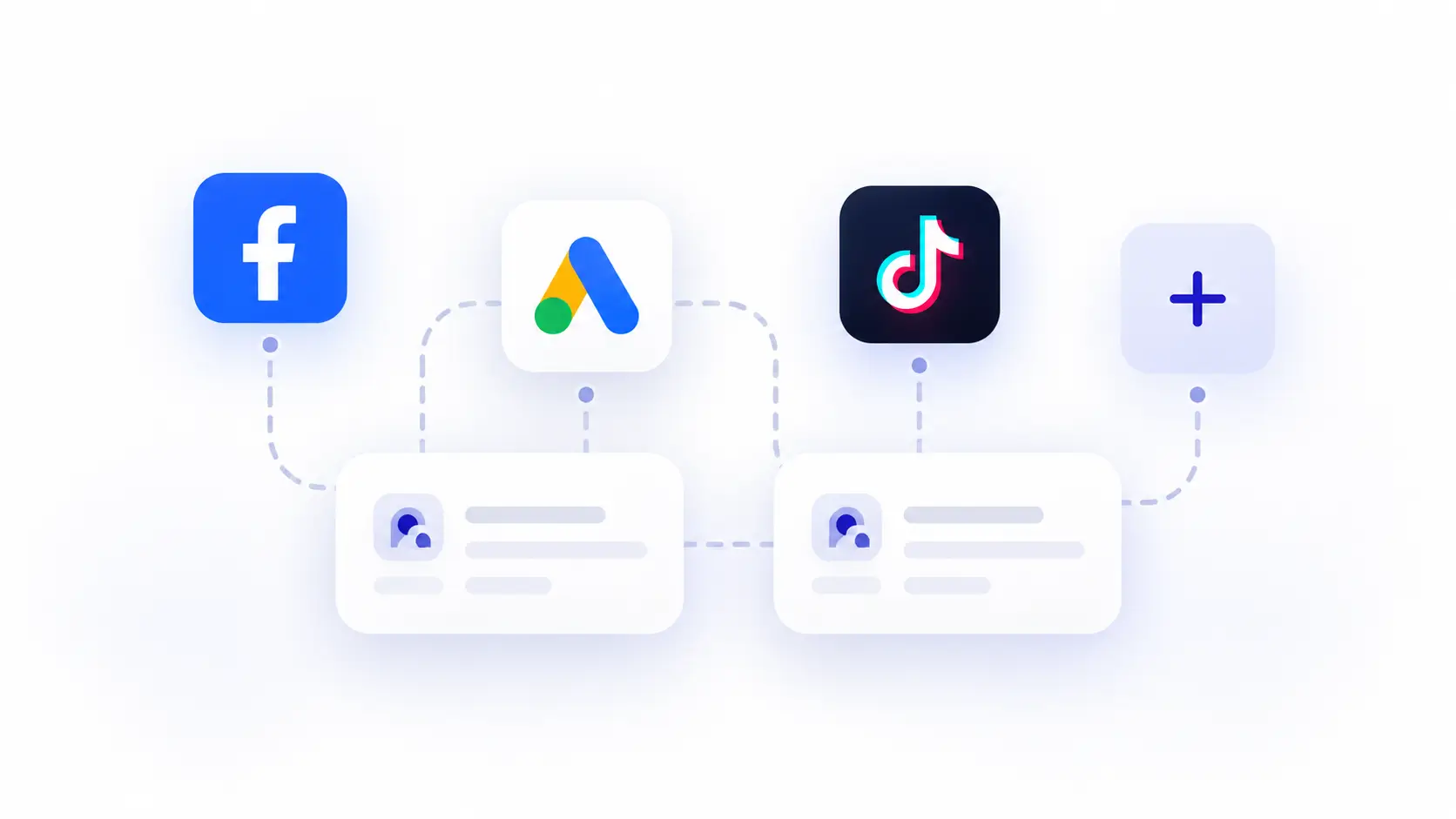 Fragmented advertising account management